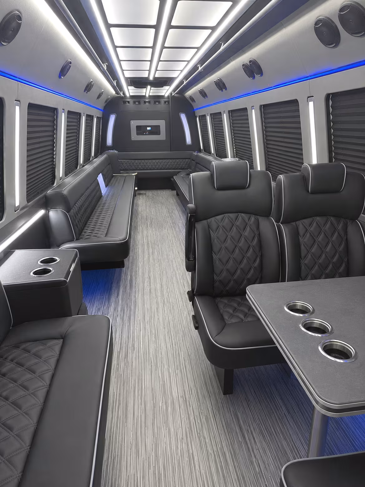 28 Passenger Party Bus Inside