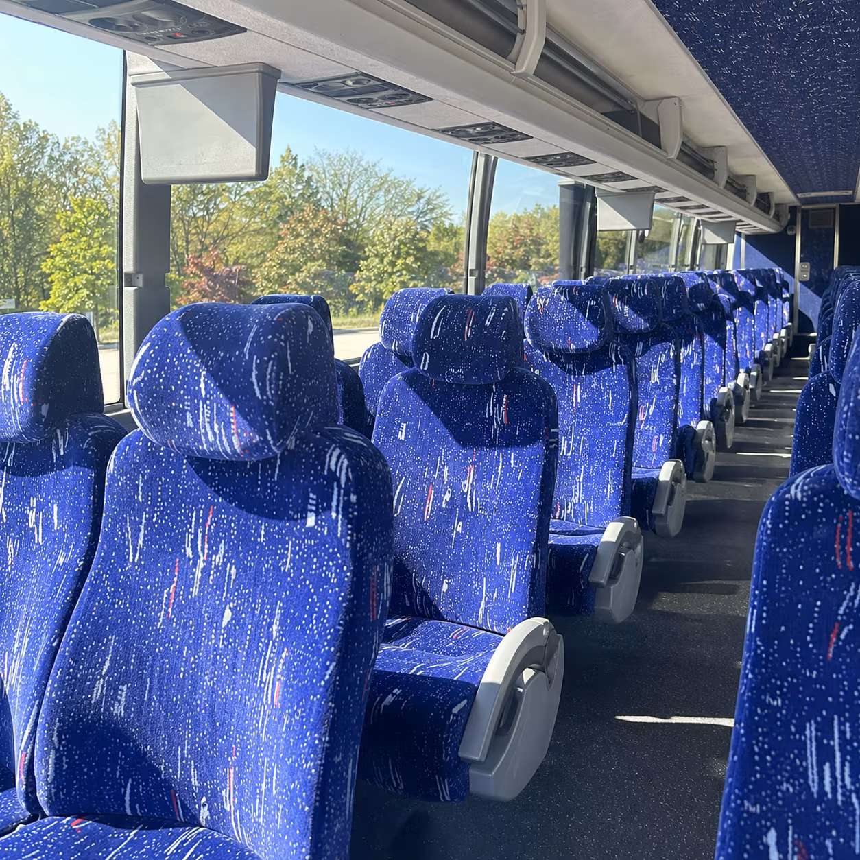 Grand Prairie School Event Transportation onboard seating
